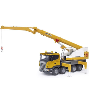 Bruder Track with crane Scania, Yellow 03570 KO