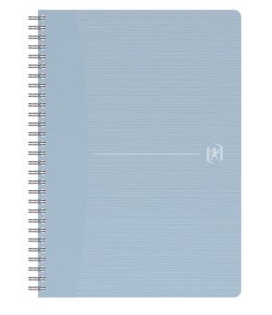 Perdirbtas sąsiuvinis su spirale OXFORD Rec’Up, A5, 90 lapų, 90 gsm, langeliais