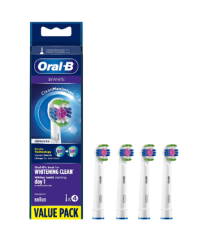 Oral-B Replaceable toothbrush heads with CleanMaximiser 3D Refill Heads For adults Number of brush heads included 4 Number of te