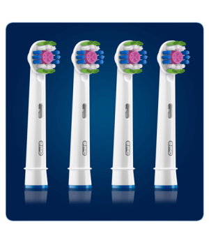 Oral-B Replaceable toothbrush heads with CleanMaximiser 3D Refill Heads For adults Number of brush heads included 4 Number of te