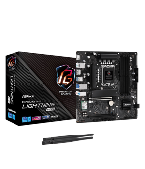 ASRock | B760M PG LIGHTNING WIFI | Processor family Intel | Processor socket LGA1700 | DDR5 DIMM | Supported hard disk drive int