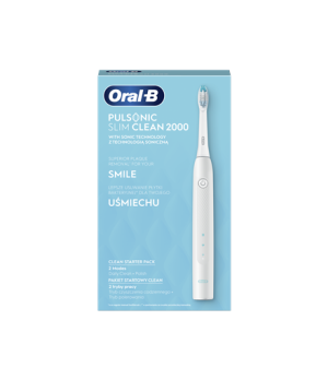 Oral-B | Electric Toothbrush | Pulsonic 2000 | Rechargeable | For adults | Number of brush heads included 1 | Number of teeth br