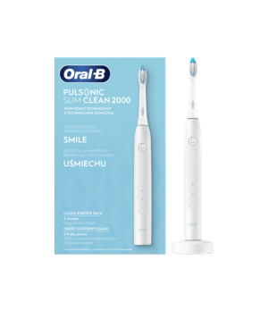 Oral-B | Electric Toothbrush | Pulsonic 2000 | Rechargeable | For adults | Number of brush heads included 1 | Number of teeth br