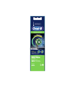 Oral-B | EB50BK-2 Refill Cross Action | Replaceable Toothbrush Heads | Heads | For adults | Number of brush heads included 2 | N