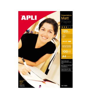 Fotopopierius APLI MATT PAPER 120 g/m², A4 formatas, 100 lapų pakuotėje