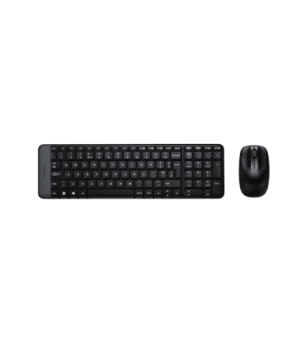 Logitech Combo Wireless Keyboard and Mouse MK220 Keyboard and Mouse Wireless Mouse included US N/A Black