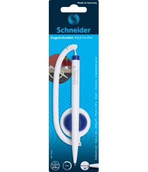 Tušinukas su stoveliu SCHNEIDER KLICK-FIX-PEN, 1,0 mm, mėlyna