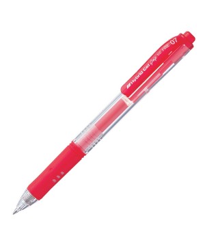 Automatinis rašiklis PENTEL HYBRID GEL GRIP K157, 0,7 mm., raudona