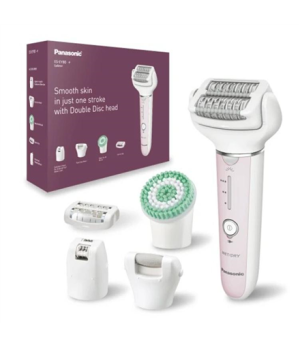 Panasonic | Epilator | ES-EY80-P503 | Operating time (max) 30 min | Number of power levels 3 | Wet & Dry | White/Pink