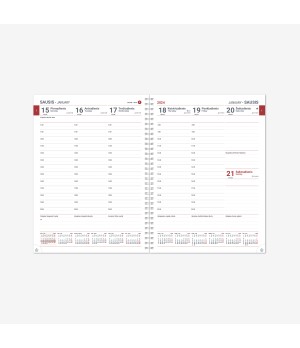 Vidaus blokas kalendoriui FUTURA Spirex 2025, A4