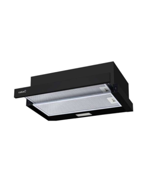 CATA | TFB-5160 BK | Telescopic | Energy efficiency class C | Width 59.5 cm | 300 m³/h | Mechanical control | LED | Black