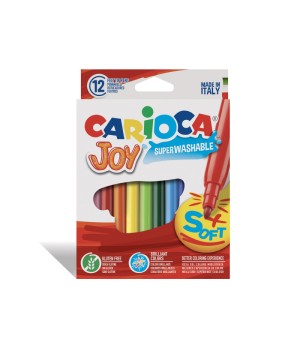 Flomasteriai CARIOCA JOY, 12 vnt., popierinė pakuotėje