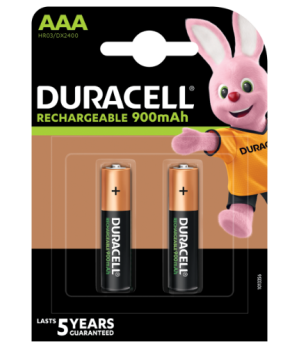 Įkraunamos baterijos DURACELL AAA 900 mAh, 2 vnt