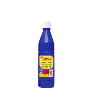 Tempera dažai buteliuke JOVI, 500 ml, tamsiai mėlyna sp.