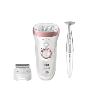 Braun | SES 9890 SensoSmart | Epilator | Number of power levels 2 | Wet & Dry | White/Rose