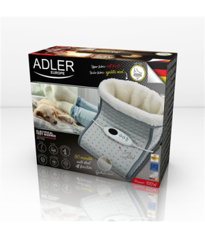 Adler | Feet warmer with LCD controller | AD 7432 | Number of heating levels 4 | Number of persons 1 | Washable | Remote control