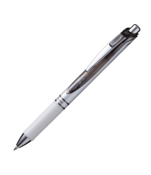 Automatinis rašiklis PENTEL ENERGEL PEARL WHITE 0.5 mm, juodos spalvos rašalas