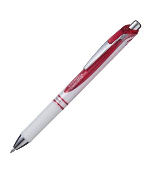 Automatinis rašiklis PENTEL ENERGEL PEARL WHITE 0.5 mm, raudonos spalvos rašalas