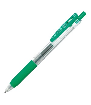 Automatinis rašiklis ZEBRA SARASA CLIP, 0,5 mm, žalia