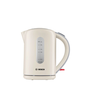 Bosch TWK7607 Standard kettle 2200 W 1.7 L Plastic 360° rotational base Cream