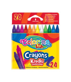 Vaškinės kreidelės, Colorino, 24 spalvų