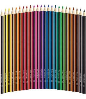 Spalvoti pieštukai STAEDTLER NORIS COLOUR 185, 24 spalvos