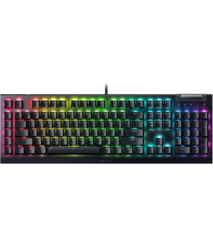 Razer | Mechanical Gaming Keyboard | BlackWidow V4 X | Gaming Keyboard | Wired | Nordic | Green Mechanical Switches (Clicky)