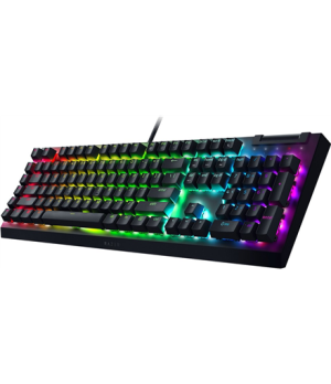 Razer | Mechanical Gaming Keyboard | BlackWidow V4 X | Gaming Keyboard | Wired | Nordic | Green Mechanical Switches (Clicky)