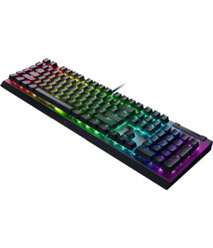 Razer | Mechanical Gaming Keyboard | BlackWidow V4 X | Gaming Keyboard | Wired | Nordic | Green Mechanical Switches (Clicky)