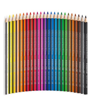 Spalvoti pieštukai Staedtler NORIS, 24 spalvos