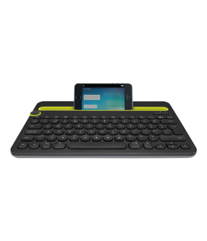 Logitech | K480 | Bluetooth keyboard, RU | Wireless | Black, Green | Russian