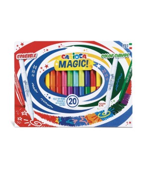 Flomasteriai CARIOCA MAGIC, 20 vnt.