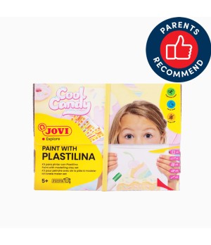 Spalvinimo plastilinu rinkinys JOVI COOL CANDY, su priedais