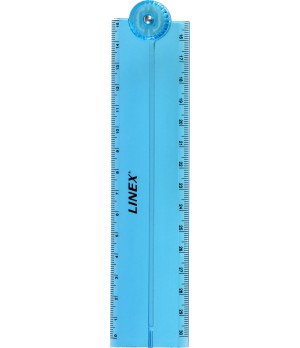 Liniuotė LINEX Folden 15/30 cm, mėlyna