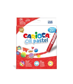 Aliejinės pastelės CARIOCA Maxi, 24 vnt.