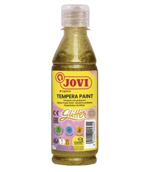 Tempera dažai JOVI, 250ml, auksinės sp., blizgūs