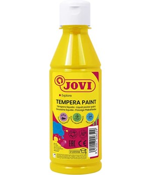 Tempera dažai JOVI, 250ml, geltonos sp.