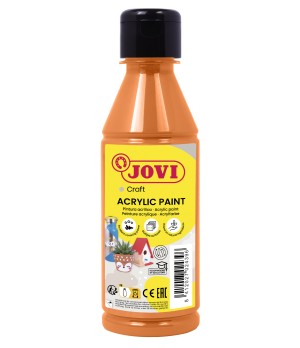 Akriliniai dažai JOVI, 250ml, oranžinės sp.