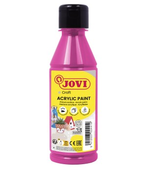 Akriliniai dažai JOVI, 250ml, rožinės sp.