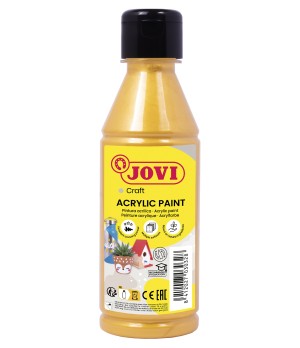 Akriliniai dažai JOVI, 250ml, auksinės sp.