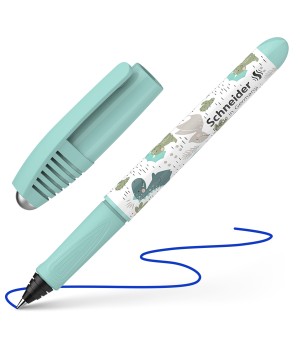 Rašiklis SCHNEIDER Zippi, plastikinis žalias korpusas, mėlynas rašalas