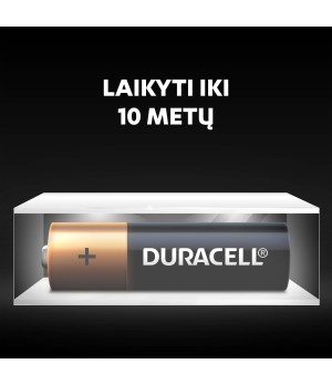 Baterijos DURACELL AA, LR6, 2vnt