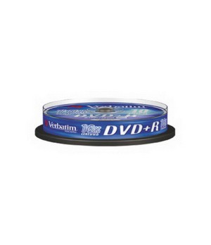 VERBATIM DVD+R 4.7GB 16x, rietuvė, 10vnt (43498)