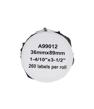 Pakaitalas Etiketės DYMO Labelwrites, 89 x 36 mm, 260 vnt., balta