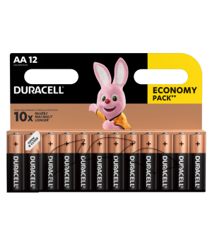 Baterijos DURACELL AA, LR6, 12vnt