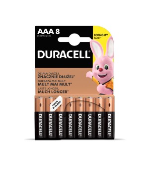 Baterijos DURACELL AAA, LR03, 8vnt