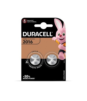 Baterijos DURACELL 2016, 2vnt.