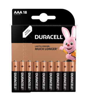 Baterijos DURACELL AAA, LR03 18 vnt