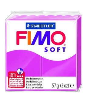 Modelinas FIMO SOFT, 57 g, aviečių raudona sp.