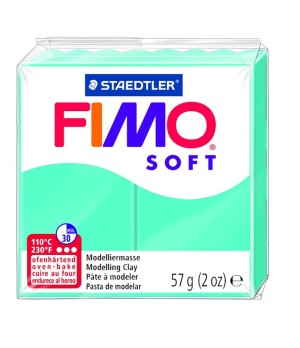 Modelinas FIMO SOFT, 57 g, mėtų žalia sp.